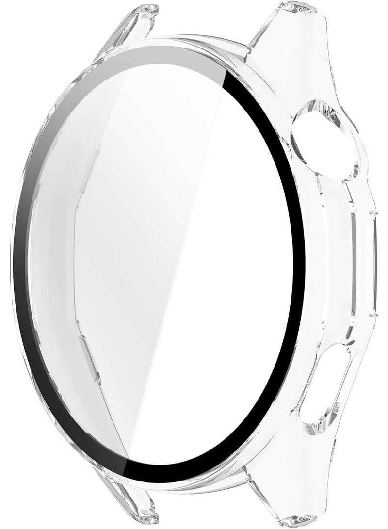 غطاء حماية لساعة هواوي GT6 مقاس 46 مم، غطاء حماية فائق النحافة من البولي كربونات الصلب + ملحقات لساعة هواوي GT6 مقاس 46 مم (فضي) - Image 2